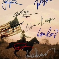 RARE-T Limited Edition Frames The Patriot Script Limited Signature Edition Studio Licensed Custom Frame