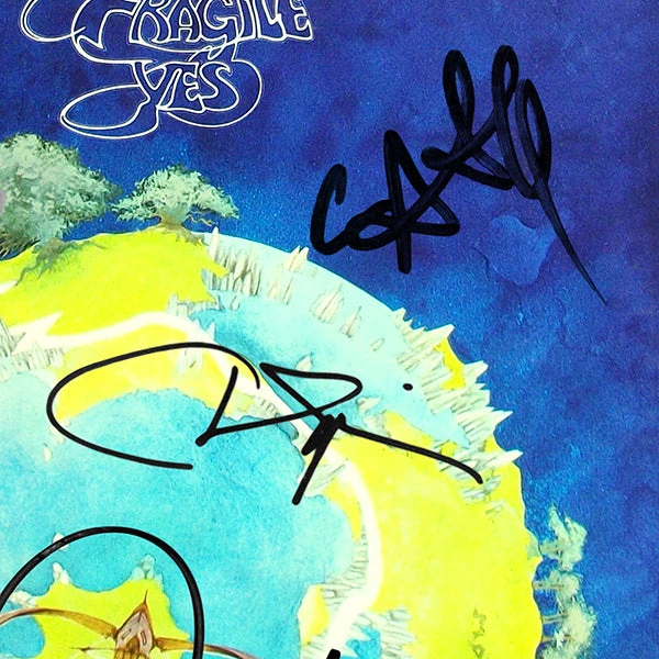 RARE-T Yes Fragile Gold LP Limited Signature Edition Studio Licensed Custom Frame 3 RARE-T Yes Fragile Gold LP Limited Signature Edition Studio Licensed Custom Frame