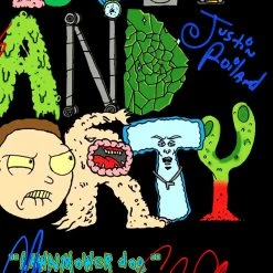 RARE-T Rick And Morty Script Limited Signature Edition Studio Licensed Custom Frame