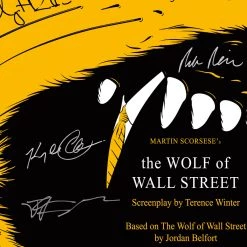 RARE-T The Wolf Of Wall Street (2013) Script Limited Signature Edition Studio Licensed Custom Frame