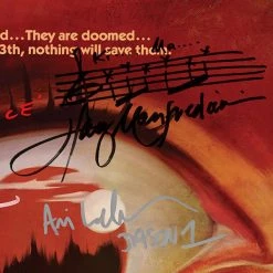 RARE-T Friday The 13th 1980 - Original Motion Picture Soundtrack Gold LP Limited Signature Edition Studio Licensed Custom Frame