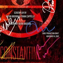 RARE-T Constantine Script Limited Signature Edition Studio Licensed Custom Frame 19 RARE-T Constantine Script Limited Signature Edition Studio Licensed Custom Frame