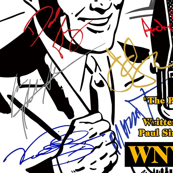 RARE-T NewsRadio Script Limited Signature Edition Studio Licensed Custom Frame 7 RARE-T NewsRadio Script Limited Signature Edition Studio Licensed Custom Frame