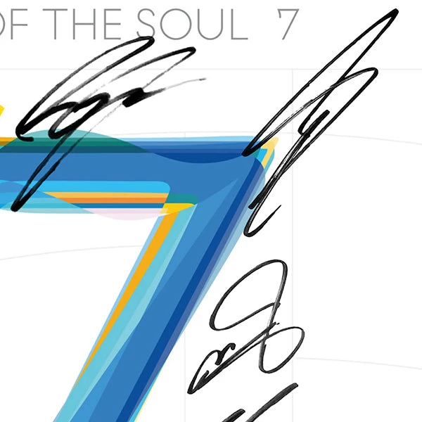 RARE-T Limited Edition Frames BTS - Map Of The Soul: 7 Platinum LP Limited Signature Edition Studio Licensed Custom Frame 6 RARE-T Limited Edition Frames BTS - Map Of The Soul: 7 Platinum LP Limited Signature Edition Studio Licensed Custom Frame