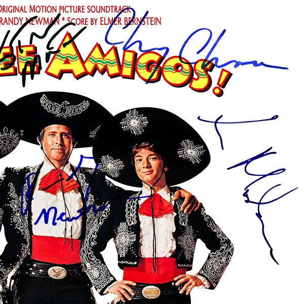 RARE-T Three Amigos - Original Motion Picture Soundtrack Gold LP Limited Signature Edition Studio Licensed Custom Frame 7 RARE-T Three Amigos - Original Motion Picture Soundtrack Gold LP Limited Signature Edition Studio Licensed Custom Frame