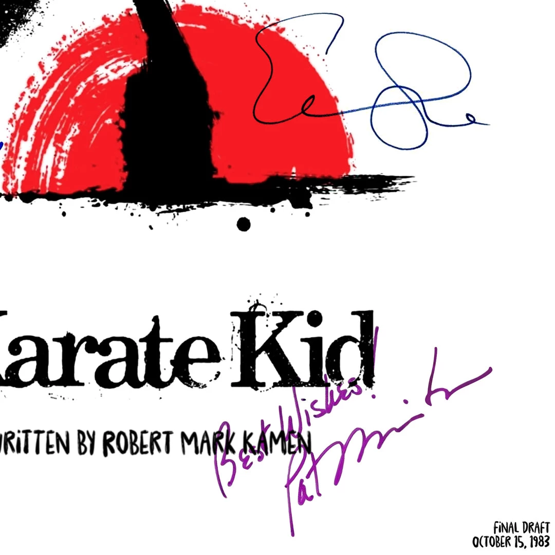 RARE-T Limited Edition Frames Karate Kid Movie Script Limited Signature Edition Studio Licensed Custom Frame 7 RARE-T Limited Edition Frames Karate Kid Movie Script Limited Signature Edition Studio Licensed Custom Frame
