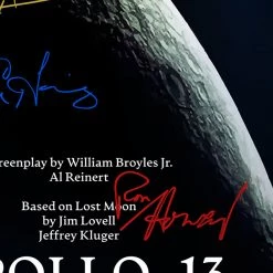RARE-T Limited Edition Frames Apollo 13 Script Limited Signature Edition Studio Licensed Custom Frame