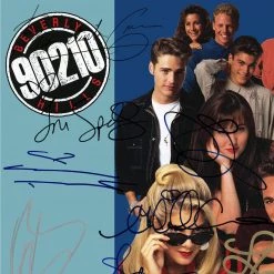 RARE-T 90210 - Soundtrack Gold LP Limited Signature Edition Studio Licensed Custom Frame