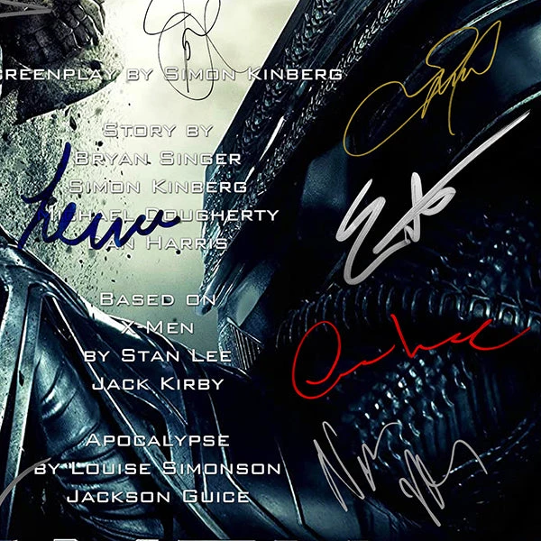 RARE-T X-Men Apocalypse Transcript Limited Signature Edition Studio Licensed Custom Frame Limited Edition Frames 7 RARE-T X-Men Apocalypse Transcript Limited Signature Edition Studio Licensed Custom Frame Limited Edition Frames