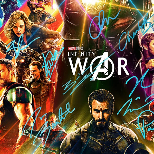 RARE-T Avengers Infinity War Mini Poster Limited Signature Edition Studio Licensed Custom Frame 4 RARE-T Avengers Infinity War Mini Poster Limited Signature Edition Studio Licensed Custom Frame