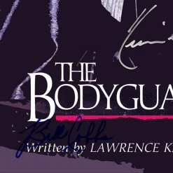 RARE-T The Bodyguard Script Limited Signature Edition Studio Licensed Custom Frame Limited Edition Frames