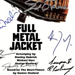 RARE-T Full Metal Jacket Script Limited Signature Edition Studio Licensed Custom Frame Limited Edition Frames