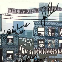 RARE-T War - The World Is A Ghetto Gold LP Limited Signature Edition Studio Licensed Custom Frame