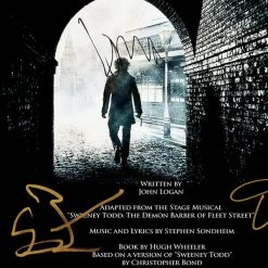 RARE-T Sweeney Todd The Demon Barber Of Fleet Street Script Limited Signature Edition Studio Licensed Custom Frame