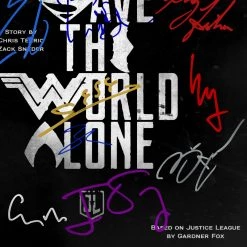 RARE-T Limited Edition Frames Justice League Transcript Limited Signature Edition Studio Licensed Custom Frame