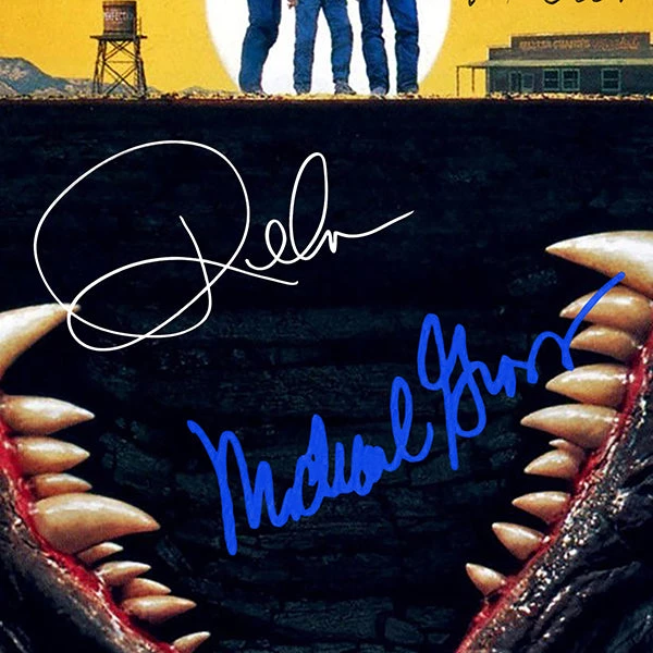 RARE-T Tremors Photo & VHS Limited Signature Edition Studio Licensed Custom Frame NEW 6 RARE-T Tremors Photo & VHS Limited Signature Edition Studio Licensed Custom Frame NEW