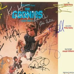 RARE-T The Goonies - Original Motion Picture Soundtrack LP Cover Limited Signature Edition Studio Licensed Custom Frame