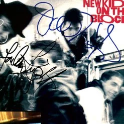 RARE-T New Kids On The Block Hangin' Tough Gold LP Limited Signature Edition Studio Licensed Custom Frame