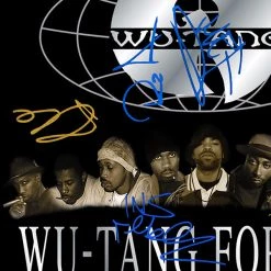 RARE-T Wu-Tang Clan Wu-Tang Forever Platinum LP Limited Signature Edition Studio Licensed Custom Frame Limited Edition Frames