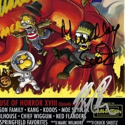 RARE-T Limited Edition Frames The Simpsons Treehouse Of Horror Photo Limited Signature Edition Studio Licensed Custom Frame