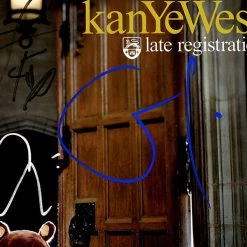 RARE-T NEW Kanye West - Late Registration Gold LP Limited Signature Edition Studio Licensed Custom Frame