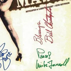 RARE-T MASH TV Show Script Signature Edition Studio Licensed Custom Frame Limited Edition Frames