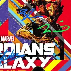 RARE-T Guardians Of The Galaxy Movie Soundtrack Platinum LP Limited Signature Edition Licensed Custom Frame 17 RARE-T Guardians Of The Galaxy Movie Soundtrack Platinum LP Limited Signature Edition Licensed Custom Frame