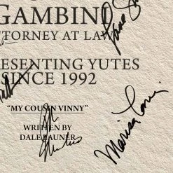 RARE-T Limited Edition Frames My Cousin Vinny Script Limited Signature Edition Studio Licensed Custom Frame 18 RARE-T Limited Edition Frames My Cousin Vinny Script Limited Signature Edition Studio Licensed Custom Frame