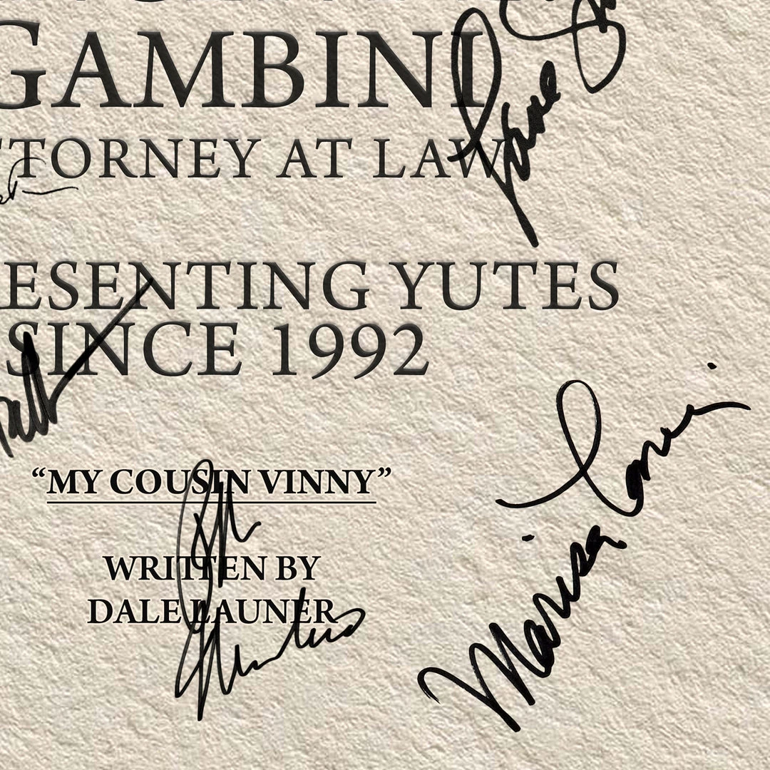 RARE-T Limited Edition Frames My Cousin Vinny Script Limited Signature Edition Studio Licensed Custom Frame 7 RARE-T Limited Edition Frames My Cousin Vinny Script Limited Signature Edition Studio Licensed Custom Frame