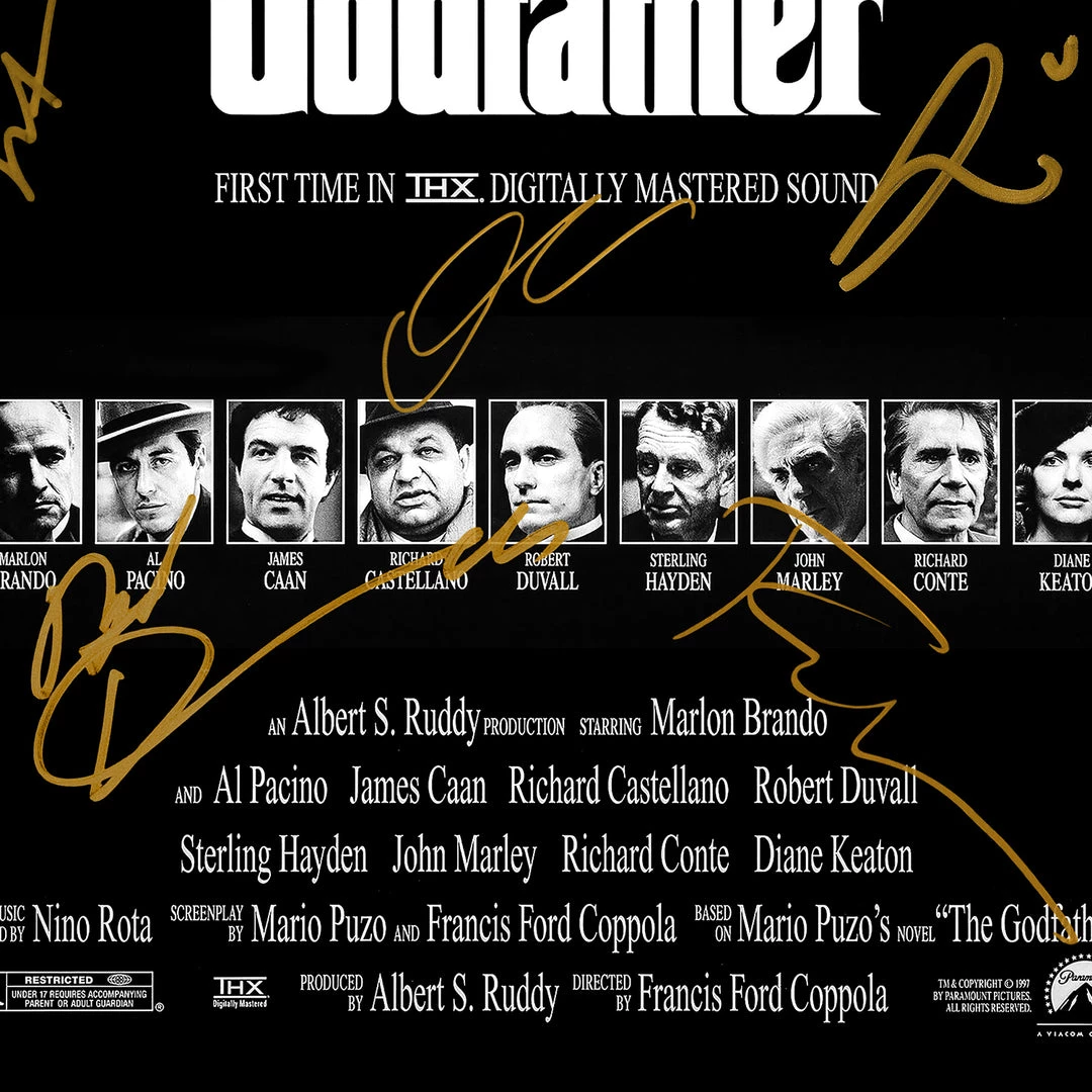 RARE-T The Godfather Mini Poster Limited Signature Edition Studio Licensed Custom Frame Limited Edition Frames 4 RARE-T The Godfather Mini Poster Limited Signature Edition Studio Licensed Custom Frame Limited Edition Frames