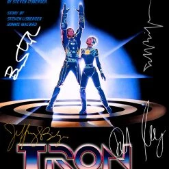 RARE-T Tron (1982) Script Limited Signature Edition Studio Licensed Custom Frame