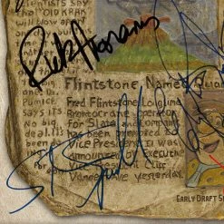 RARE-T Flintstones Script Limited Signature Edition Studio Licensed Custom Frame Limited Edition Frames