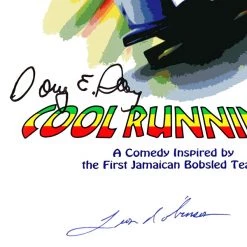 RARE-T Cool Runnings Script Limited Signature Edition Studio Licensed Custom Frame