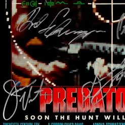 RARE-T Predator Mini Poster Limited Signature Edition Studio Licensed Custom Frame