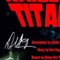 RARE-T Raise The Titanic 1980 Transcript Limited Signature Edition Studio Licensed Custom Frame Limited Edition Frames