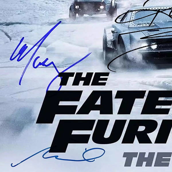 RARE-T The Fate Of The Furious - The Album Gold LP Limited Signature Edition Studio Licensed Custom Frame Limited Edition Frames 7 RARE-T The Fate Of The Furious - The Album Gold LP Limited Signature Edition Studio Licensed Custom Frame Limited Edition Frames