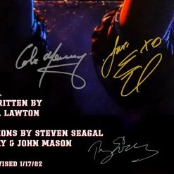 RARE-T Under Siege Script Limited Signature Edition Studio Licensed Custom Frame Limited Edition Frames 20 RARE-T Under Siege Script Limited Signature Edition Studio Licensed Custom Frame Limited Edition Frames