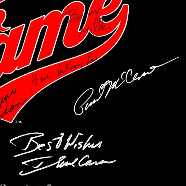 RARE-T Fame 1980 - Original Soundtrack From The Motion Picture LP Cover Limited Signature Edition Studio Licensed Custom Frame 6 RARE-T Fame 1980 - Original Soundtrack From The Motion Picture LP Cover Limited Signature Edition Studio Licensed Custom Frame