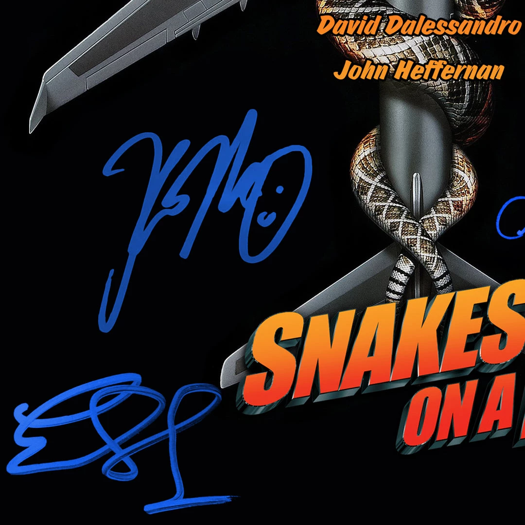 RARE-T Snakes On A Plane Transcript Limited Signature Edition Studio Licensed Custom Frame Limited Edition Frames 5 RARE-T Snakes On A Plane Transcript Limited Signature Edition Studio Licensed Custom Frame Limited Edition Frames