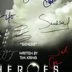 RARE-T Limited Edition Frames Heroes Script Limited Signature Edition Studio Licensed Custom Frame
