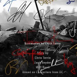 RARE-T Zack Snyder's Justice League Transcript Limited Signature Edition Studio Licensed Custom Frame Limited Edition Frames 20 RARE-T Zack Snyder's Justice League Transcript Limited Signature Edition Studio Licensed Custom Frame Limited Edition Frames