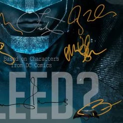 RARE-T Batman V Superman: Dawn Of Justice Script Limited Signature Edition Studio Licensed Custom Frame