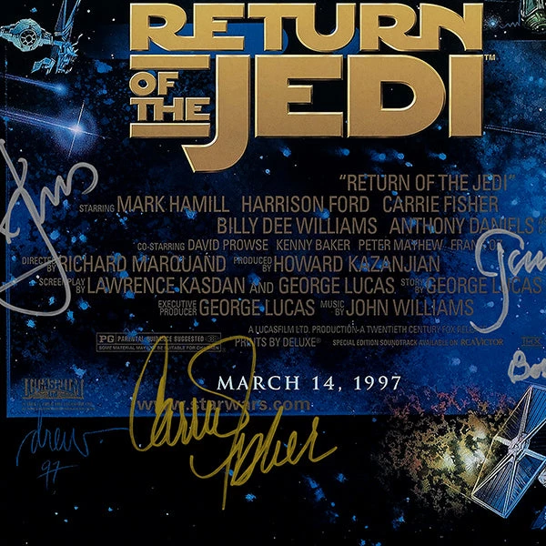 RARE-T Limited Edition Frames Star Wars Return Of The Jedi Mini Poster Limited Signature Edition Studio Licensed Custom Frame 5 RARE-T Limited Edition Frames Star Wars Return Of The Jedi Mini Poster Limited Signature Edition Studio Licensed Custom Frame