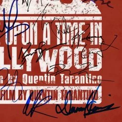RARE-T Once Upon A Time In Hollywood Script Limited Signature Edition Studio Licensed Custom Frame