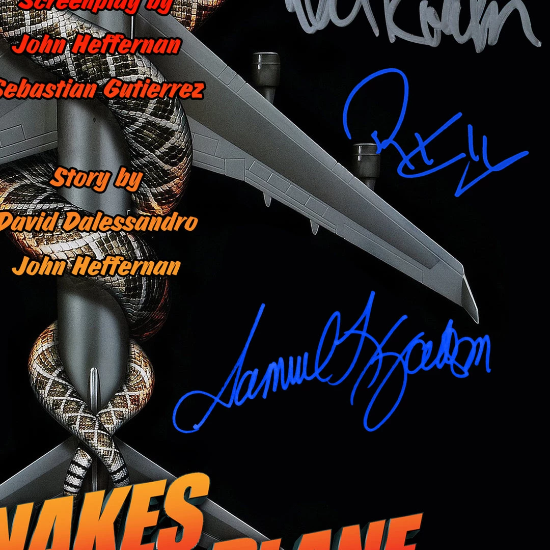 RARE-T Snakes On A Plane Transcript Limited Signature Edition Studio Licensed Custom Frame Limited Edition Frames 6 RARE-T Snakes On A Plane Transcript Limited Signature Edition Studio Licensed Custom Frame Limited Edition Frames