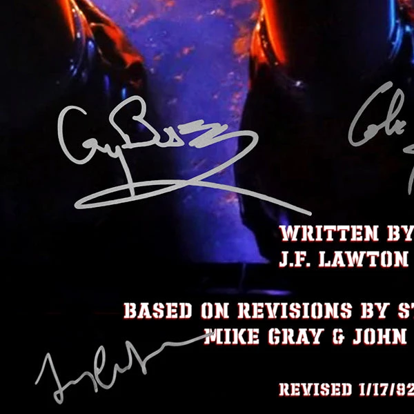 RARE-T Under Siege Script Limited Signature Edition Studio Licensed Custom Frame Limited Edition Frames 7 RARE-T Under Siege Script Limited Signature Edition Studio Licensed Custom Frame Limited Edition Frames