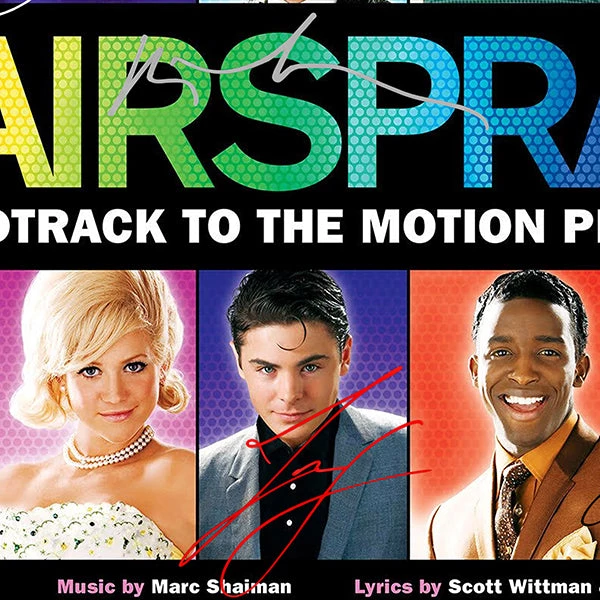 RARE-T Hairspray - Soundtrack LP Cover Limited Signature Edition Studio Licensed Custom Frame 7 RARE-T Hairspray - Soundtrack LP Cover Limited Signature Edition Studio Licensed Custom Frame