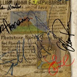 RARE-T Flintstones Script Limited Signature Edition Studio Licensed Custom Frame Limited Edition Frames