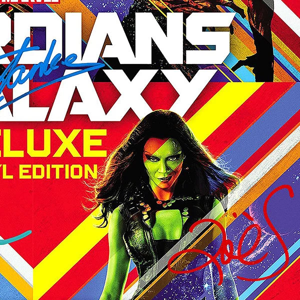 RARE-T Guardians Of The Galaxy Movie Soundtrack Platinum LP Limited Signature Edition Licensed Custom Frame 7 RARE-T Guardians Of The Galaxy Movie Soundtrack Platinum LP Limited Signature Edition Licensed Custom Frame