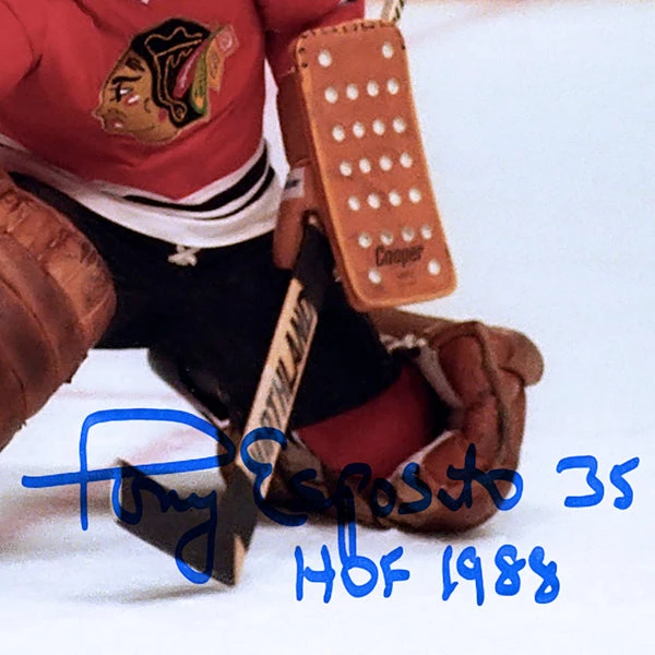 RARE-T Limited Edition Frames Chicago Blackhawks Tony Esposito Photo Limited Signature Edition Studio Licensed Custom Frame 4 RARE-T Limited Edition Frames Chicago Blackhawks Tony Esposito Photo Limited Signature Edition Studio Licensed Custom Frame